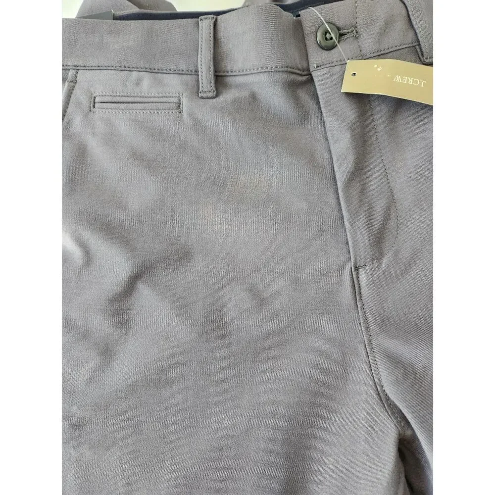 NWT J. Crew 770 Straight-Fit Tech Pant Atlantic Slate 33/32 *Flaw